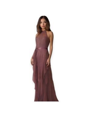 Candalite Layered Glitter Sparkle Prom Dress Bridesmaid